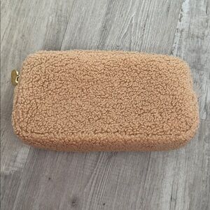 Stoney Clover Lane cozy sherpa small pouch